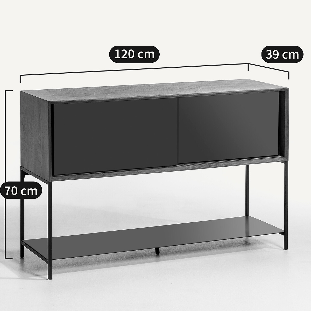 Buffet en enfilade, Mambo noir, AM.PM