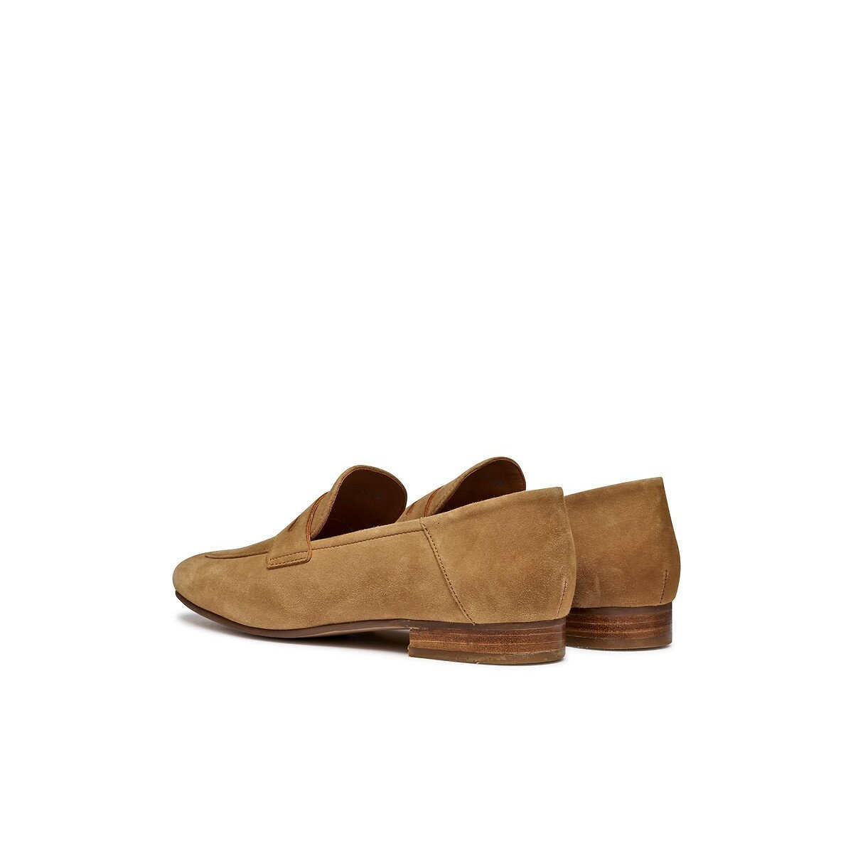 Mocassins en cuir suédé Mantinea cognac, GEOX