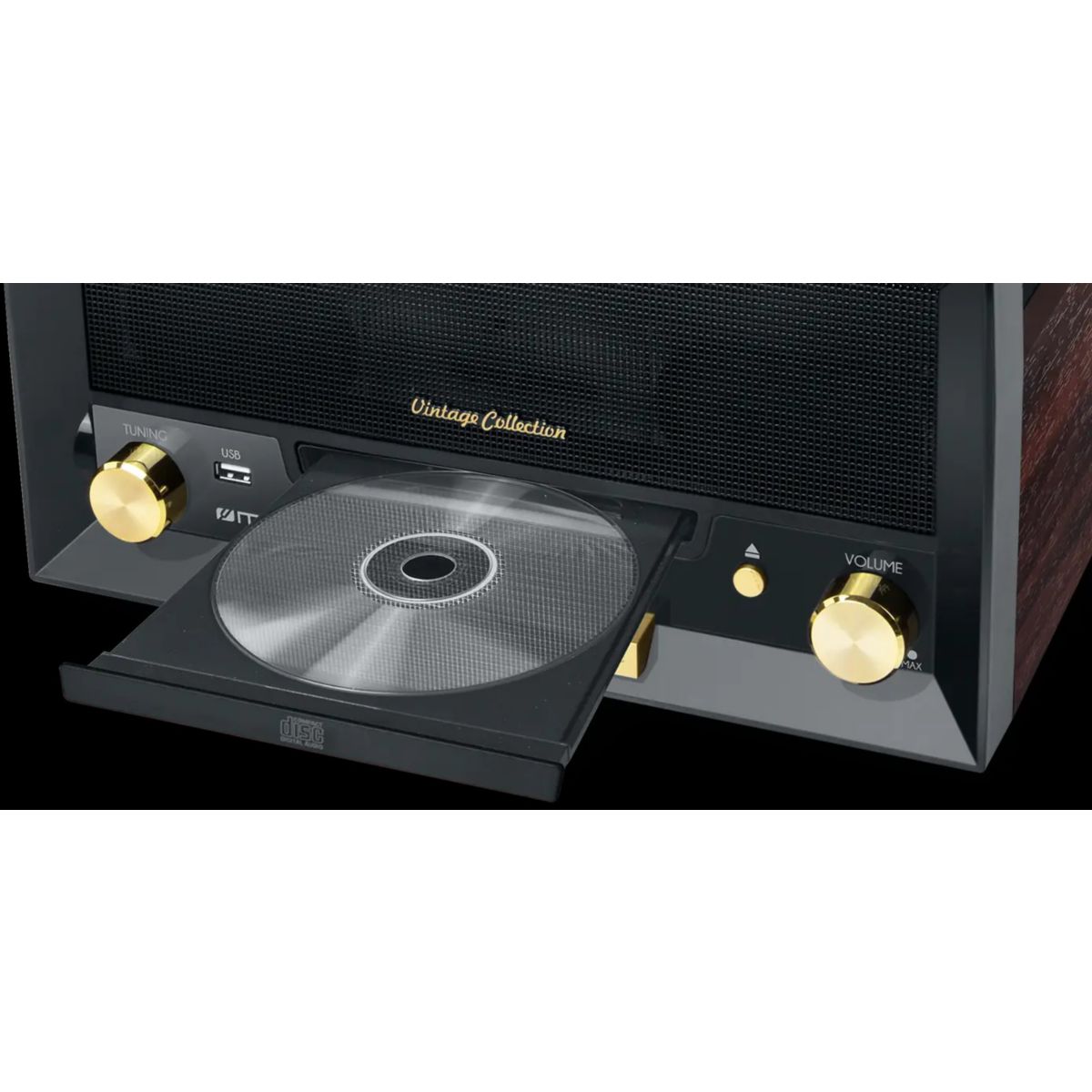 Platine vinyle MT-112 marron, MUSE