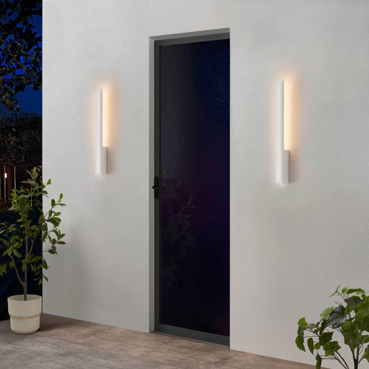 Applique LED rectangulaire design - NOMÉRIS blanc, KOSILUM