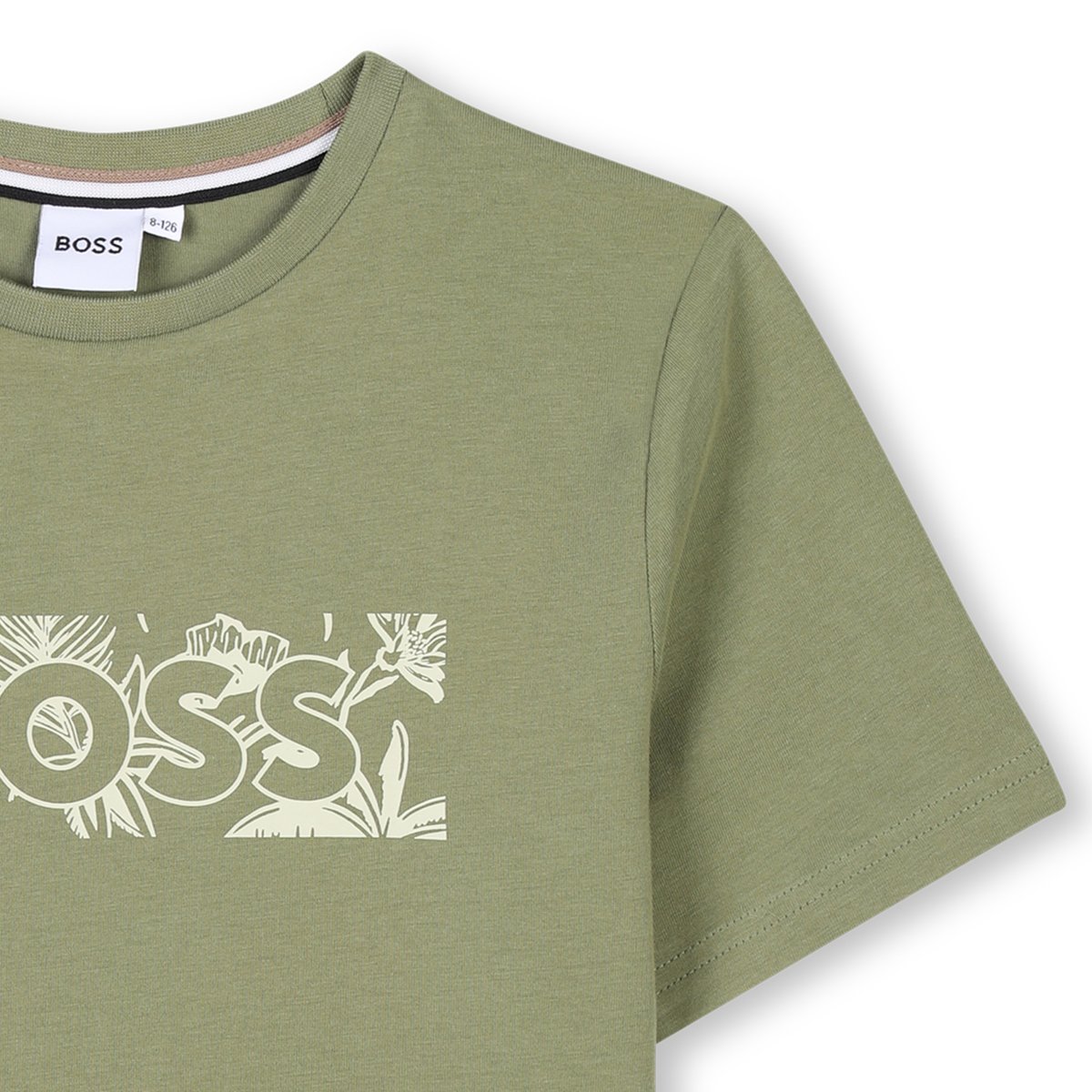 T-shirts à manches courtes laurier, BOSS KIDSWEAR