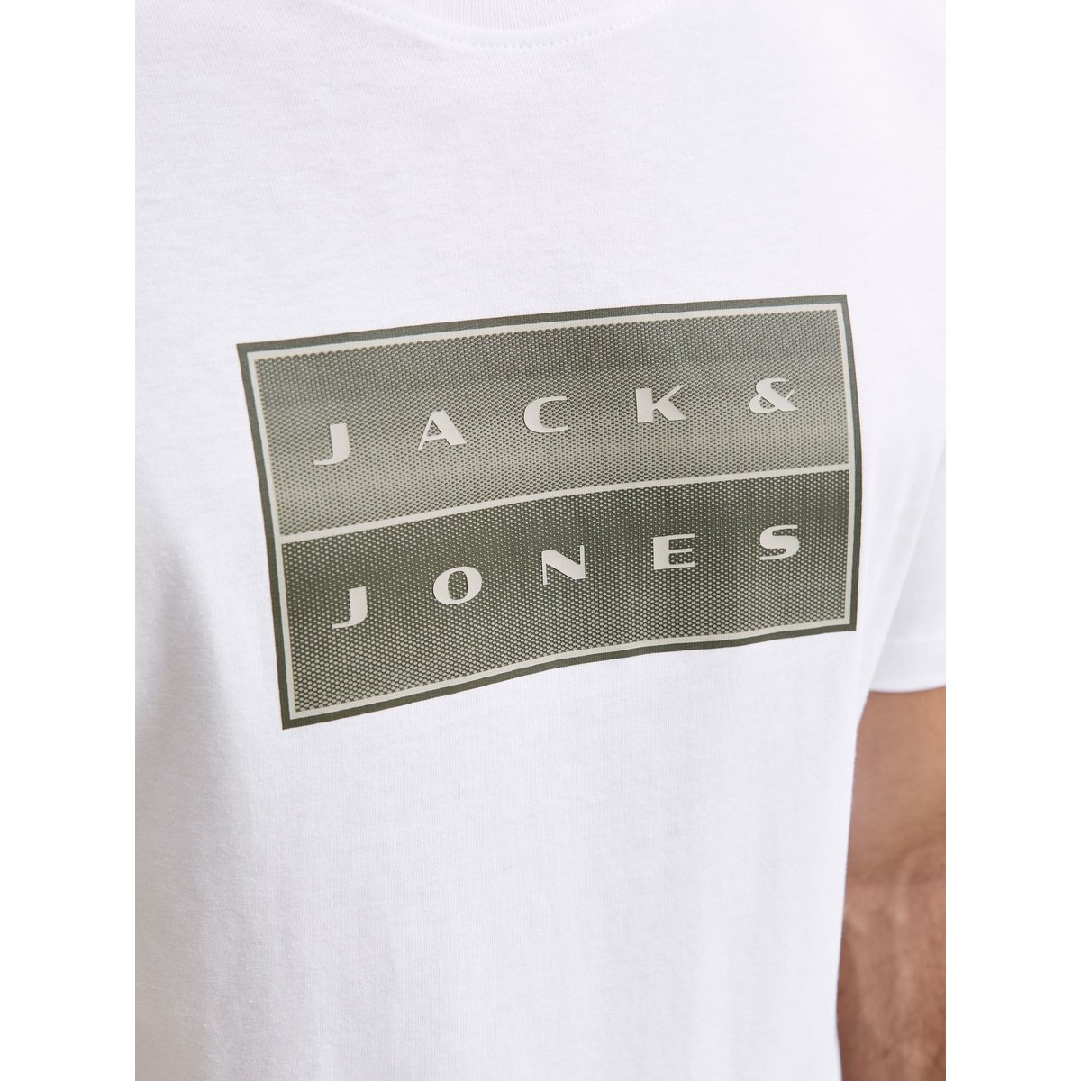 T-shirt manches courtes blanc, JACK & JONES