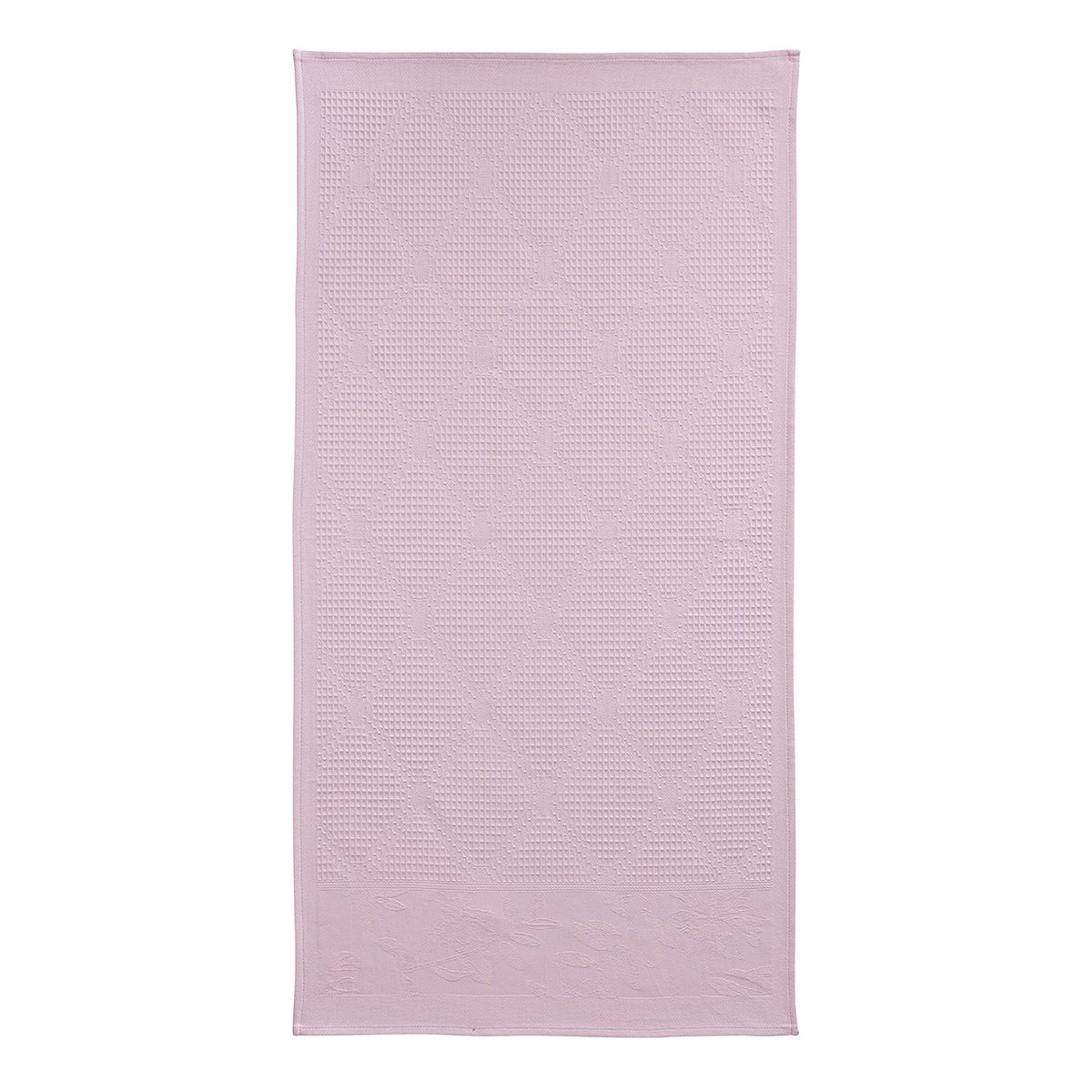 Serviette de bain 205 g/m², POIS DE SENTEUR rose, LE JACQUARD FRANCAIS