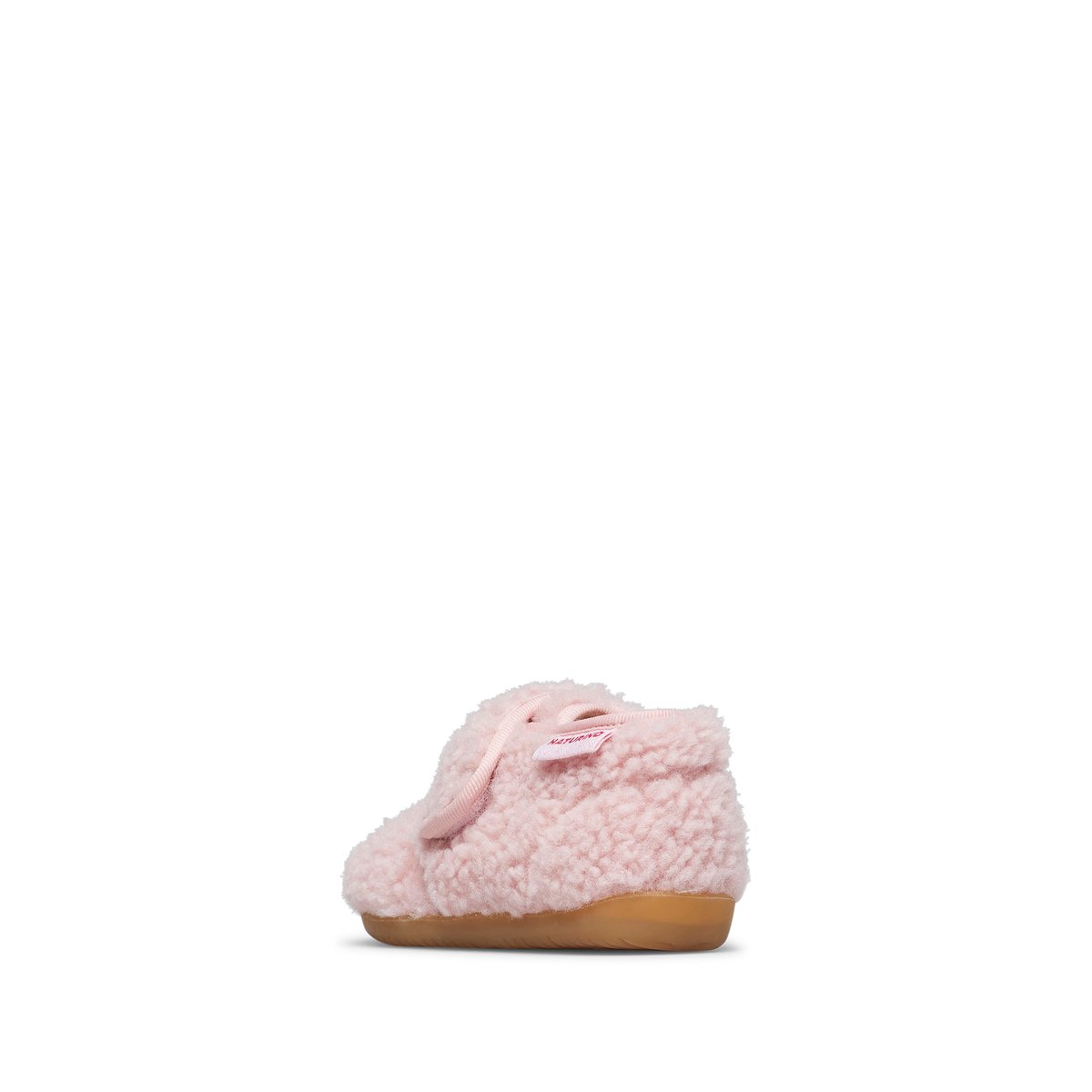 Pantoufles en laine HOME rose-, NATURINO