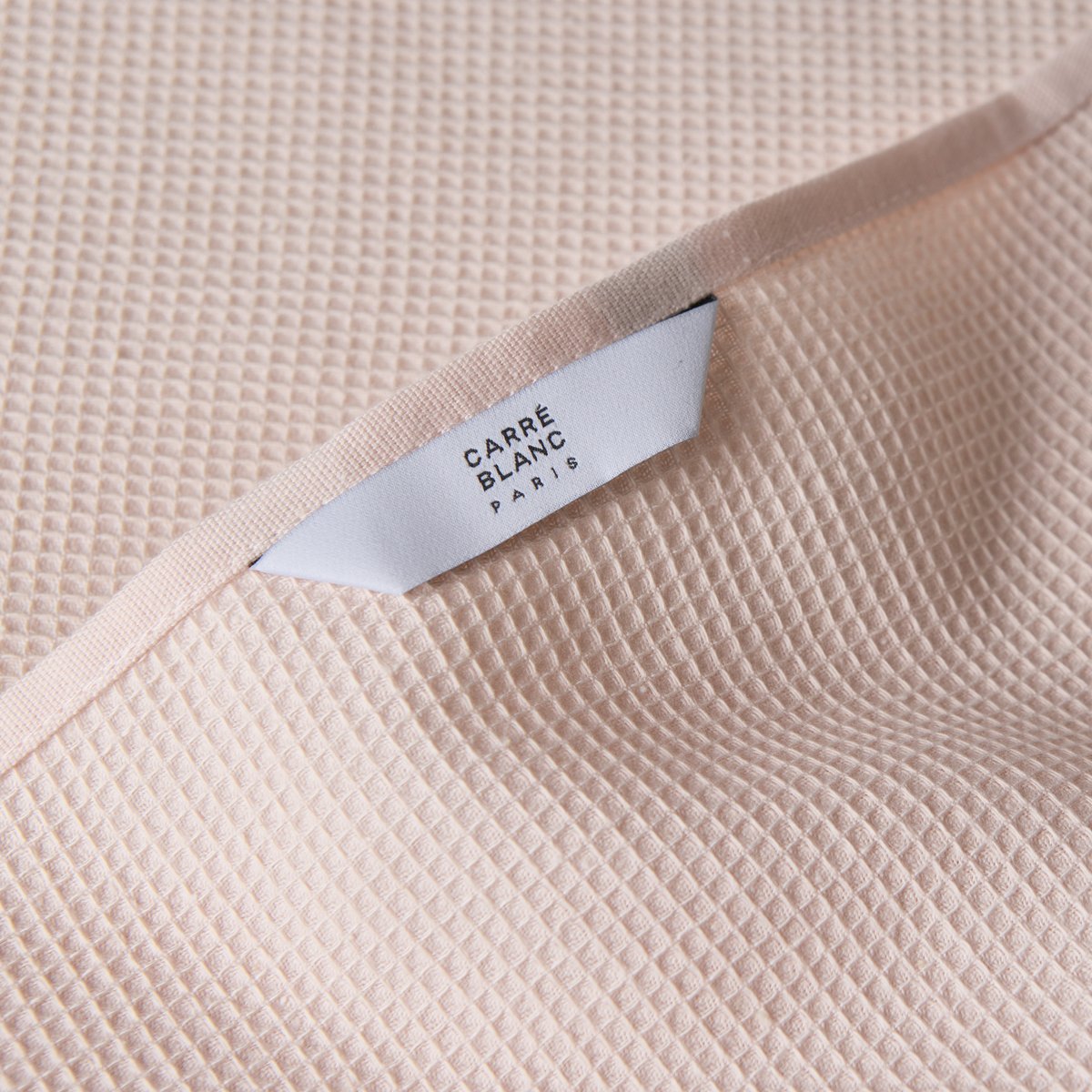 Torchon de cuisine NYMPHE nude, CARRE BLANC