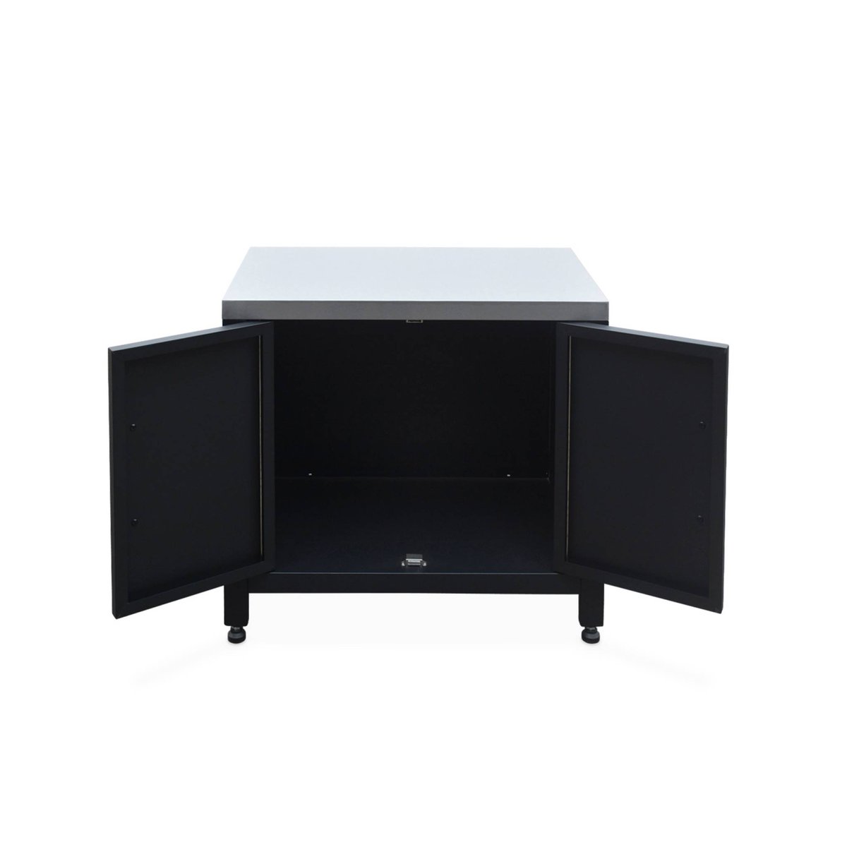 Module de cuisine extérieure acier L80cm GRIMAUD noir, SWEEEK