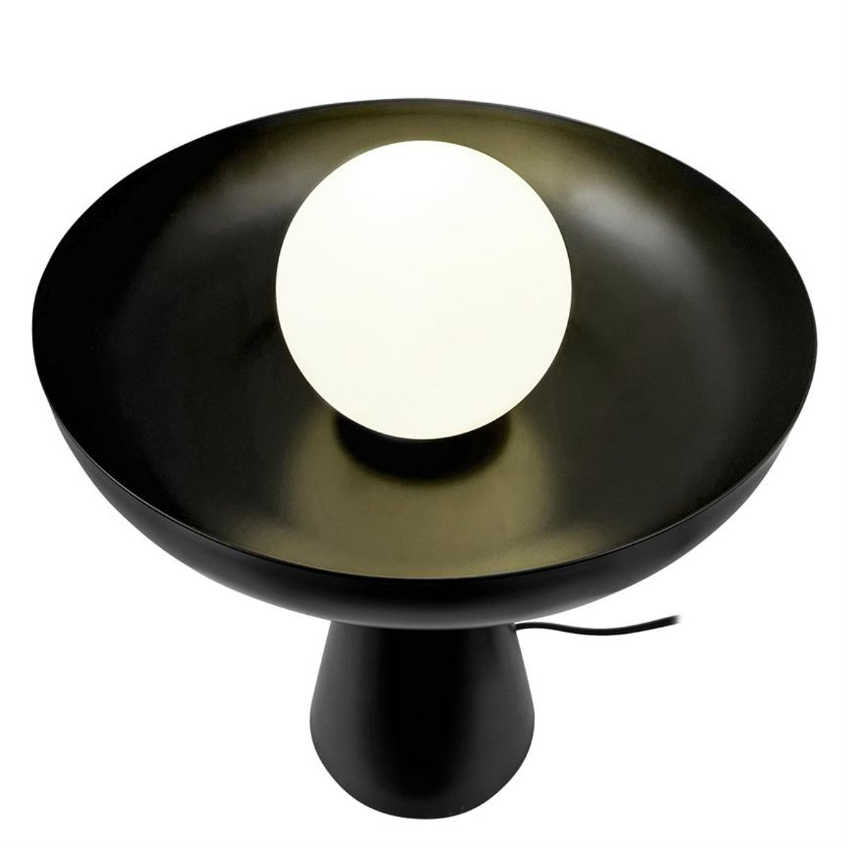 Lampe à poser en Métal et verre AVA noir, DYBERG LARSEN