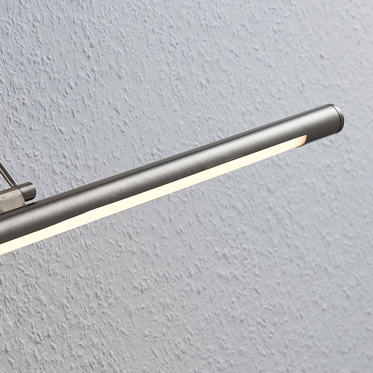 Applique en métal moderneLED, Mailine nickel satiné, LINDBY