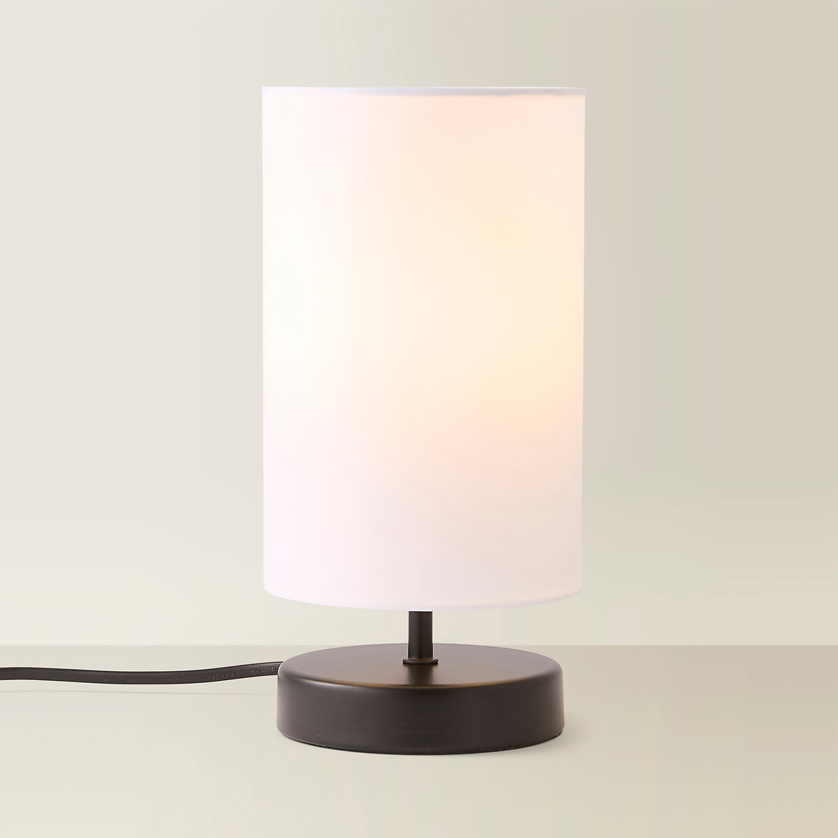 Francine Touch Table Lamp in Matt Black white, SO'HOME