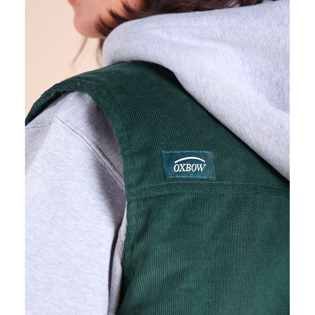 Gilet en Corduroy ROY mountain green, OXBOW