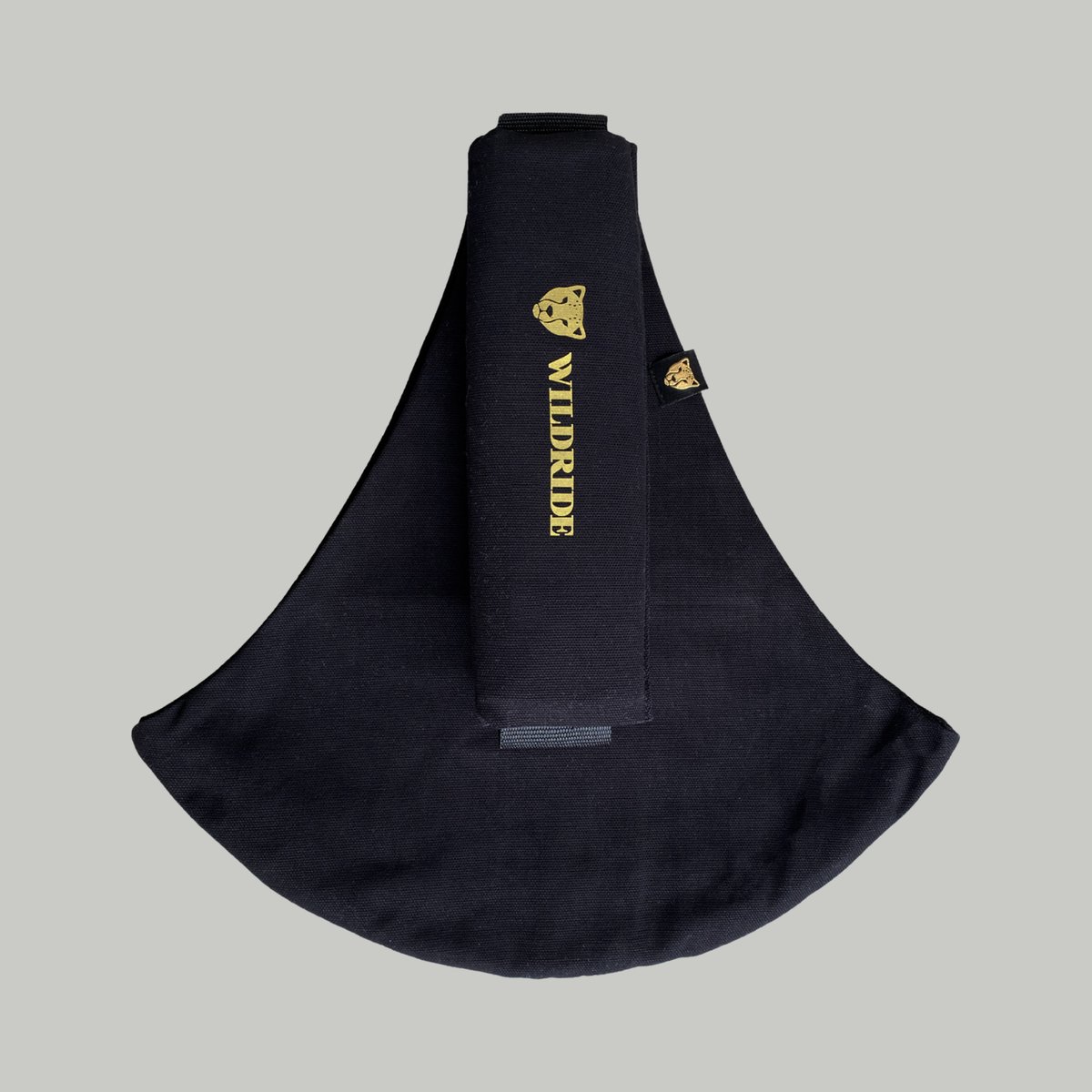 Porte-bébé de hanche uni noir, WILDRIDE