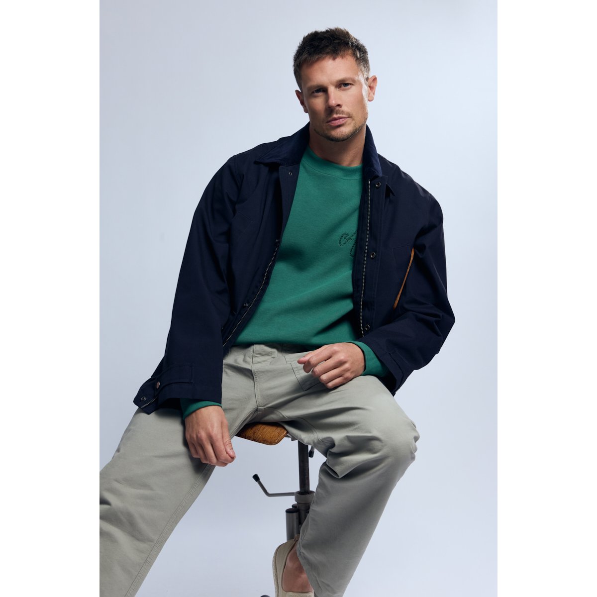 Veste déperlante Héritage en coton HERITAGE rich navy, ARMOR-LUX