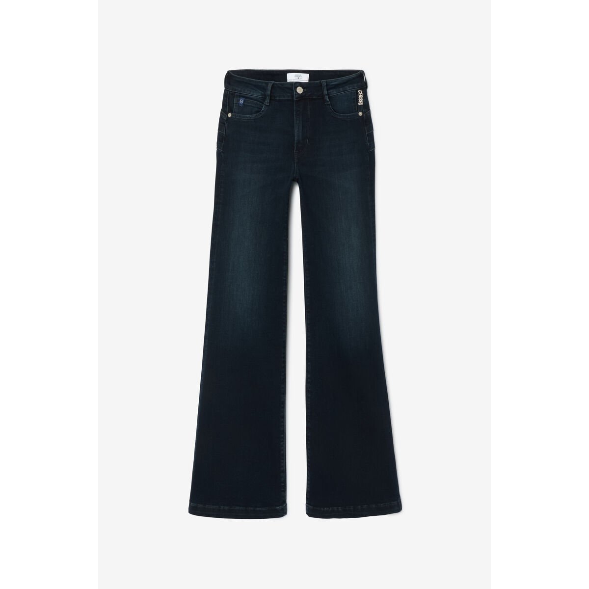 Jeans flare PULP high flare, longueur 34 blue / black, LE TEMPS DES CERISES