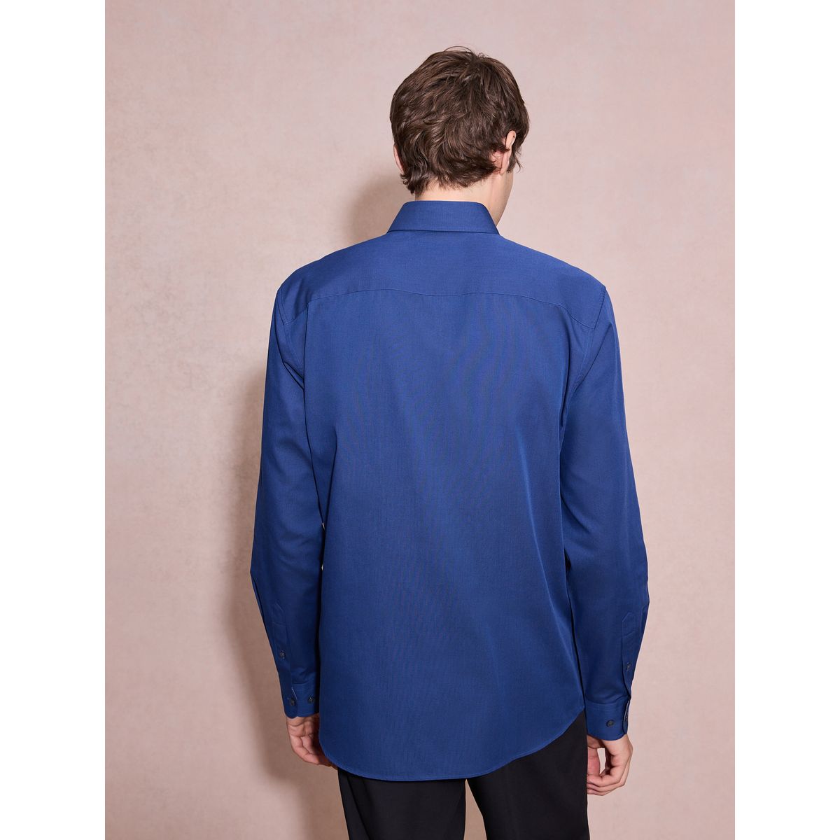 Chemise oxford entretien facile bleu foncé, NEXT