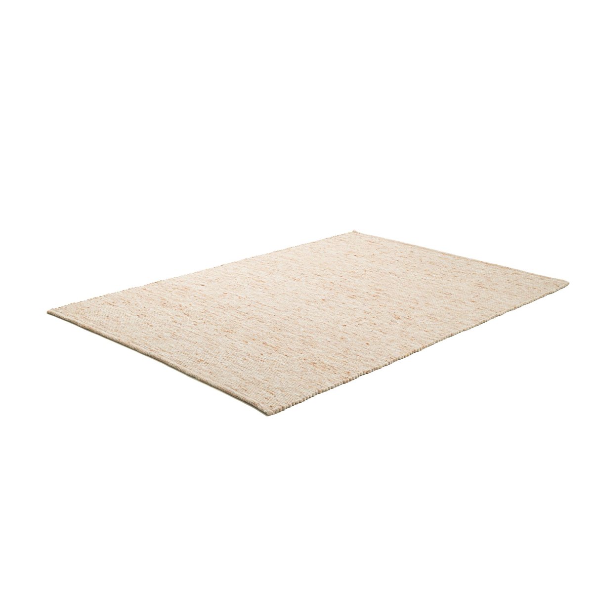 Tapis réversible en laine foulée - HOERNUM beige foncé, THEKO