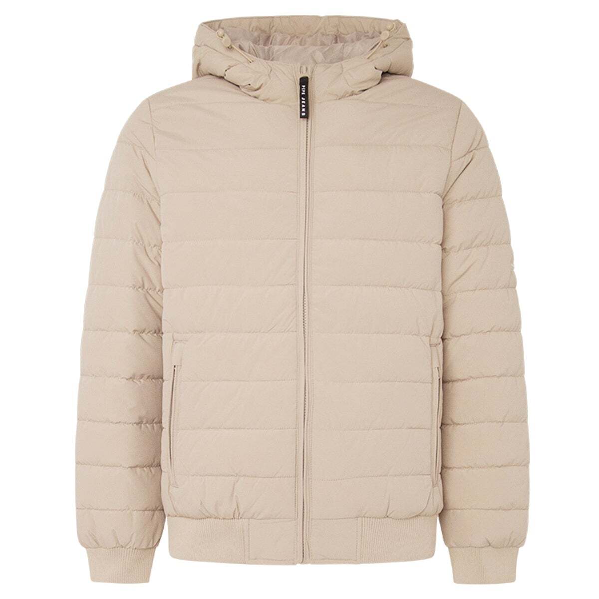 Doudoune Matelassée Impérmeable beige béton, PEPE JEANS