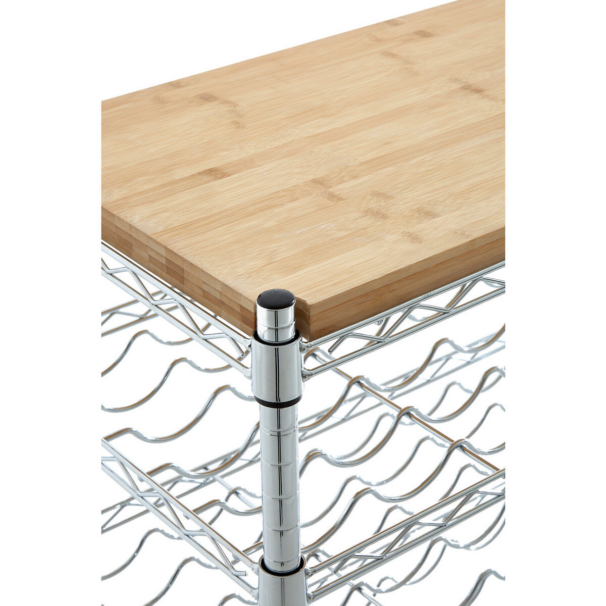 5-Tier Frankfurt Wine Rack silver-coloured, SO'HOME