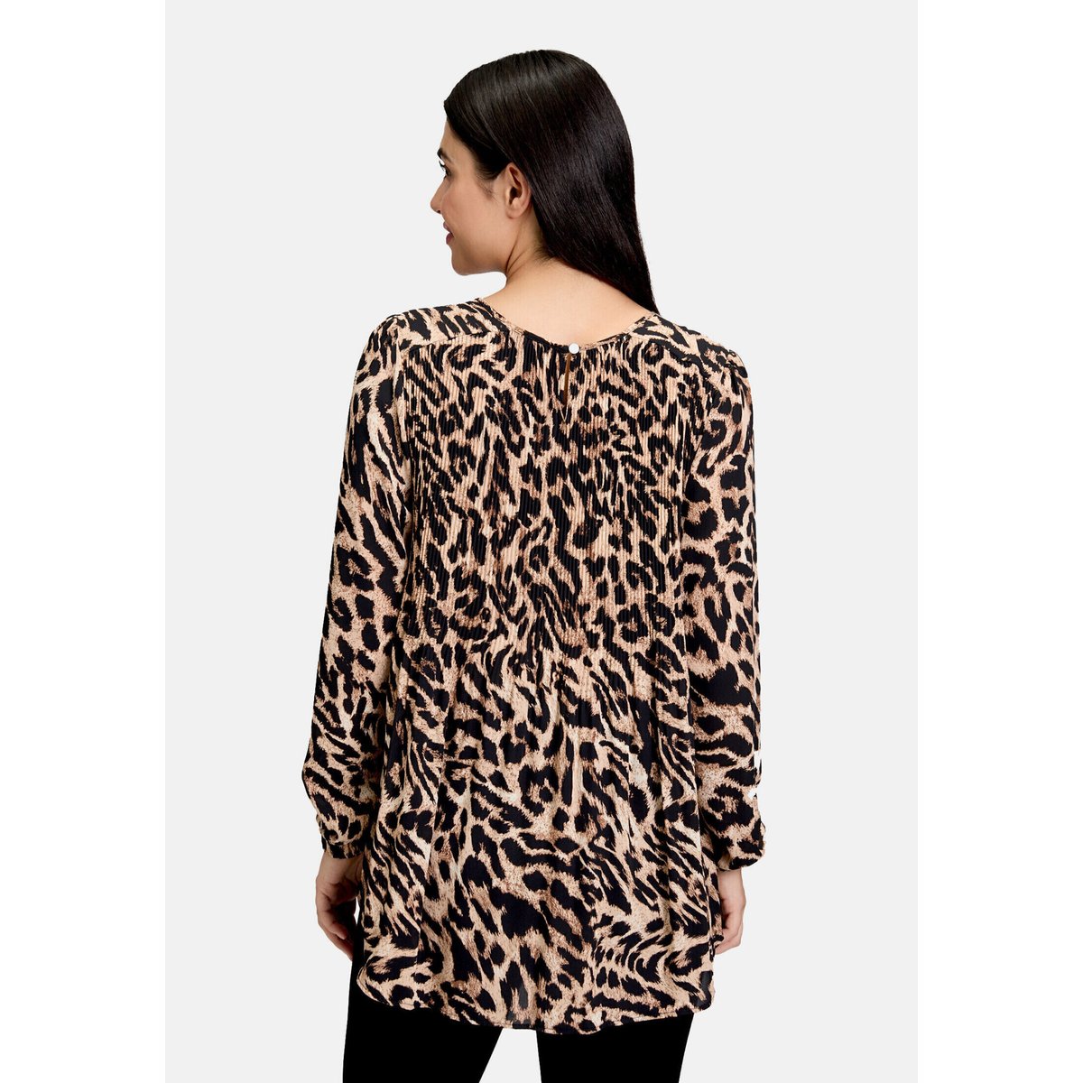 Tunique à plis noir/beige, BETTY BARCLAY