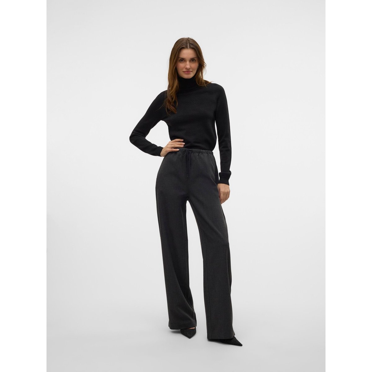 Pull En Maille black 1, VERO MODA