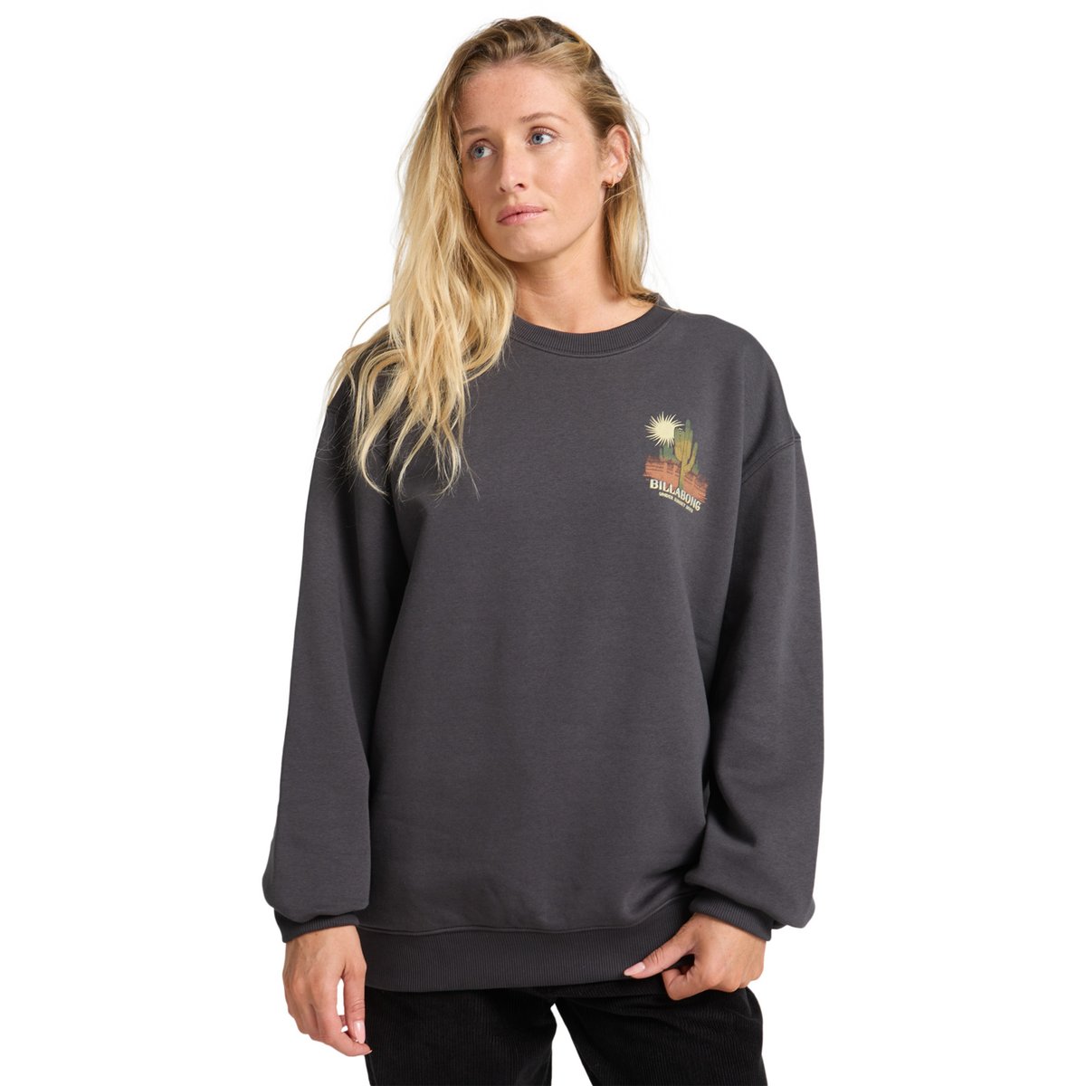 Sweat à capuche DESERT BREAK noir off black, BILLABONG