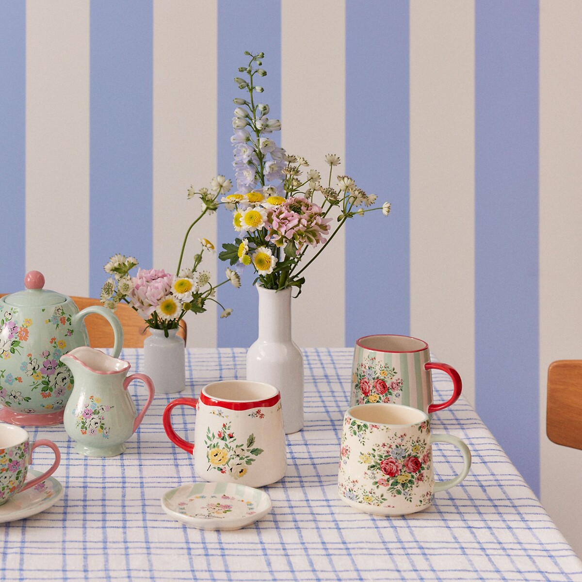 Feels Like Home Hamstead Stripe Billie Mug green, CATH KIDSTON