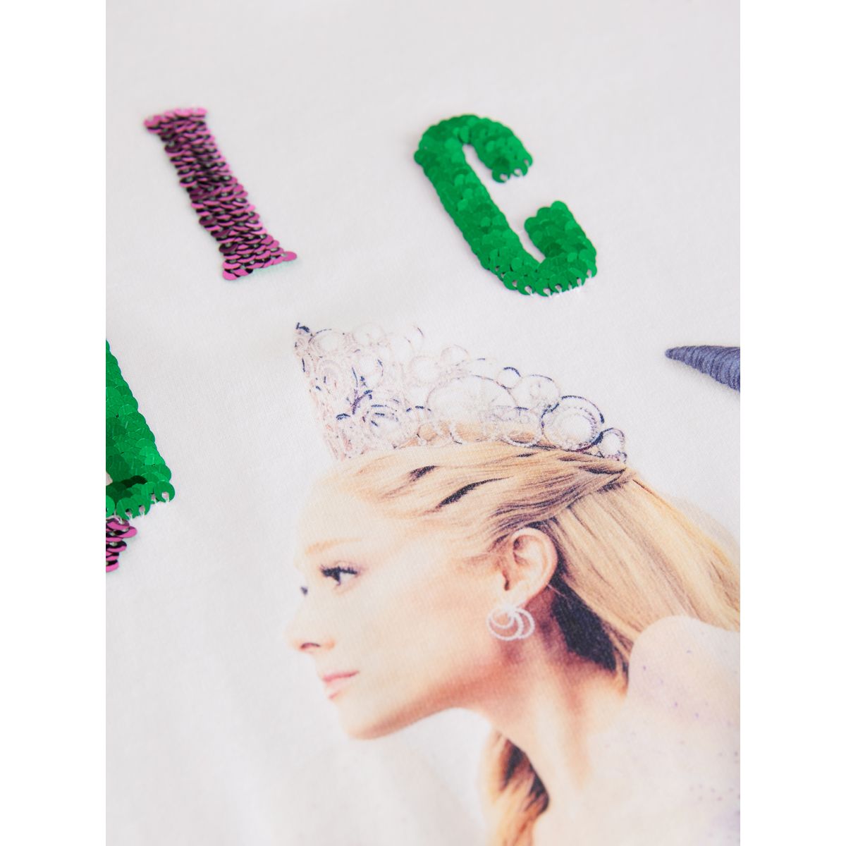 T-shirt oversize à sequins wicked blanc, NEXT