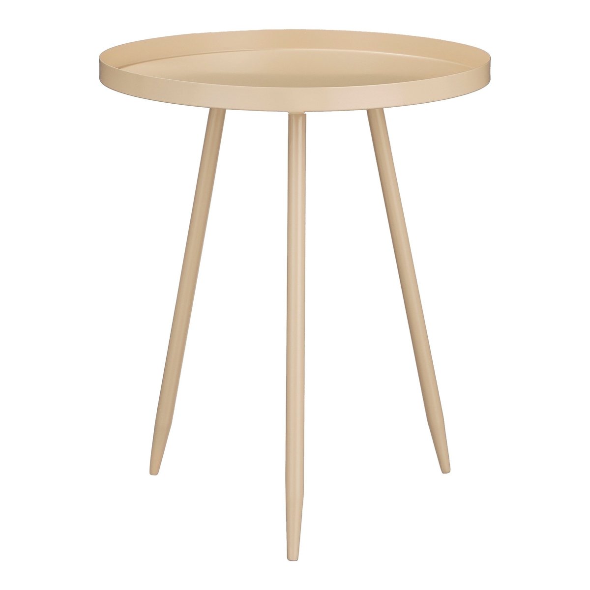 Table d'appoint Ø42 cm FLORES beige, MICA DECORATIONS