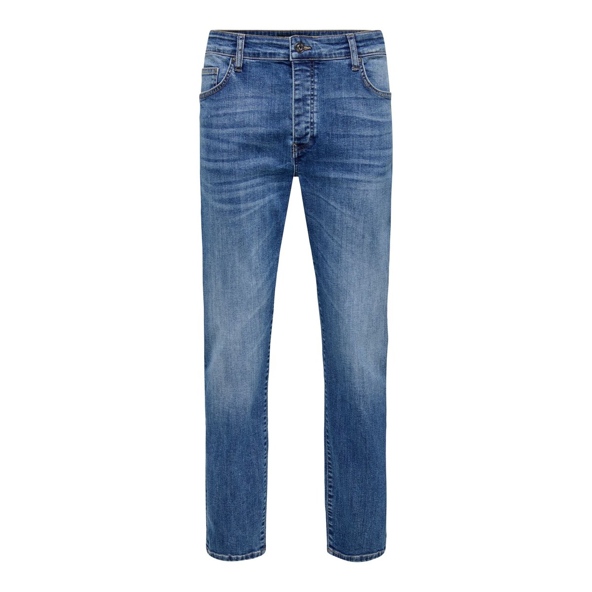 Jean Coupe Décontractée medium blue denim 1, ONLY & SONS
