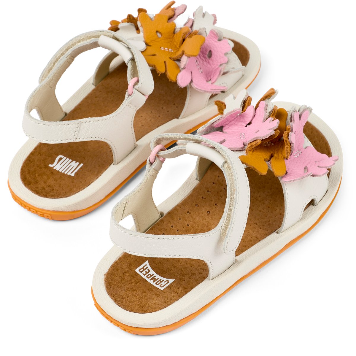 Sandales Bicho blanc rose, CAMPER