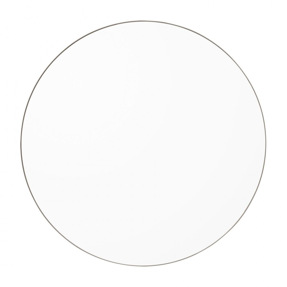 Miroir Mural Circum Clear et Bord Gris Taupe Medium Rond Diam 90 cm gris taupe, AYTM