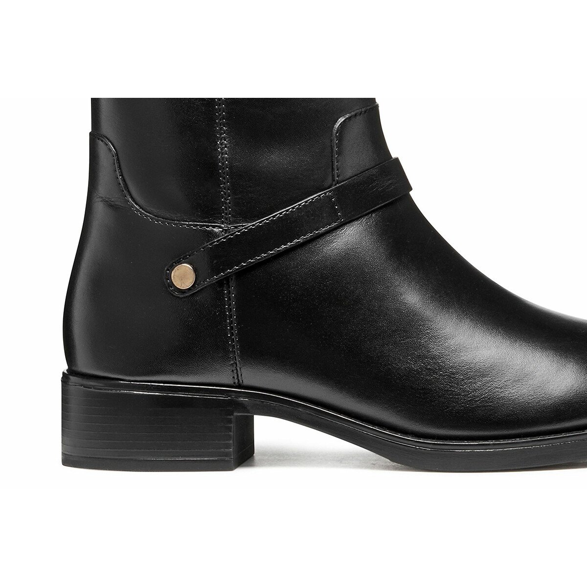 Bottes respirantes en cuir Felicity noir, GEOX