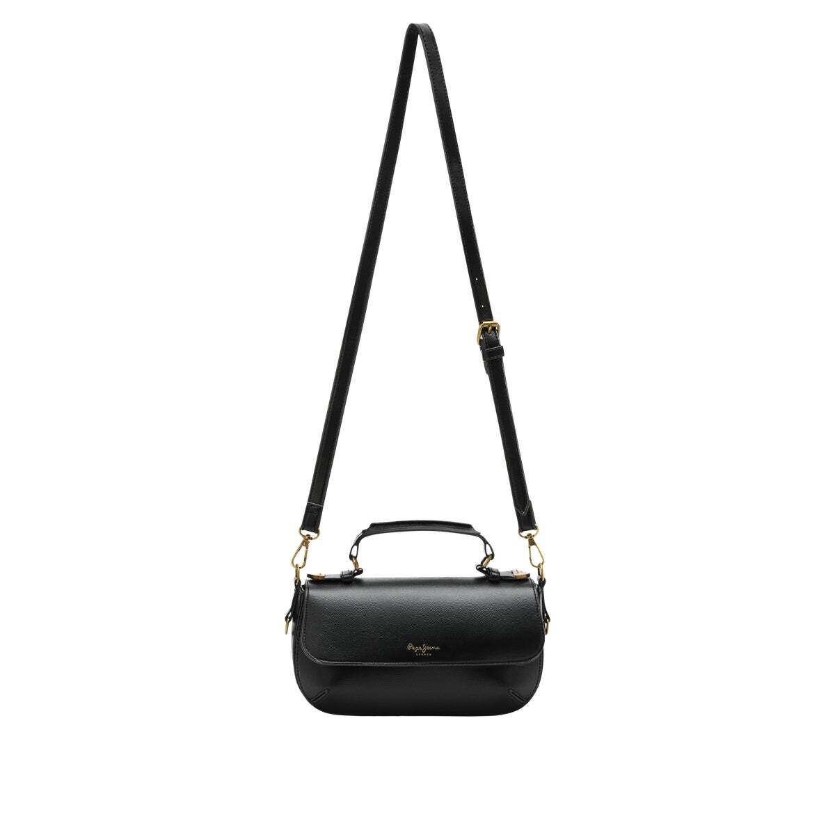 Sac Bandoulière À Rabat Effet Cuir noir, PEPE JEANS