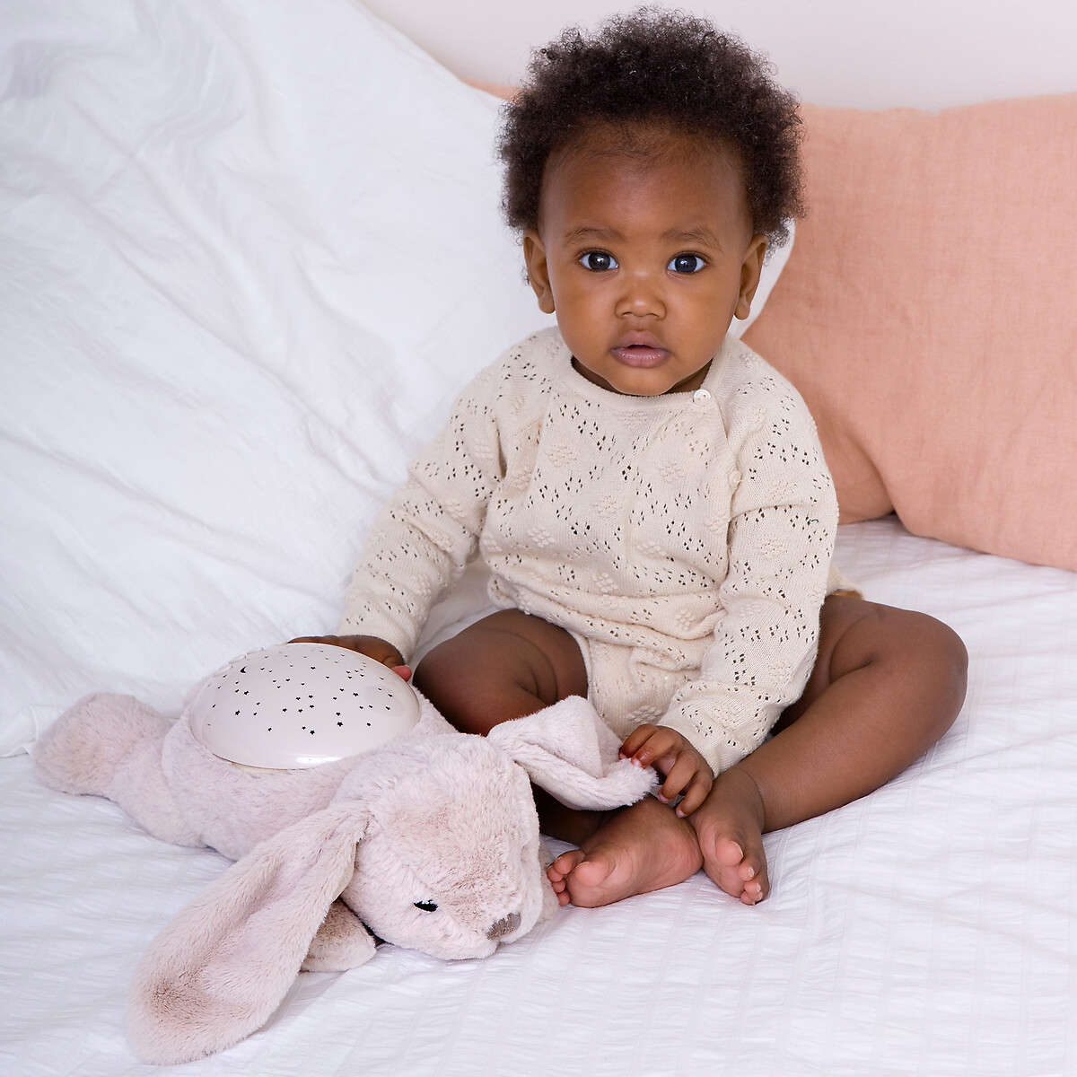 Veilleuse projecteur twilight buddies lapin beige, CLOUD B
