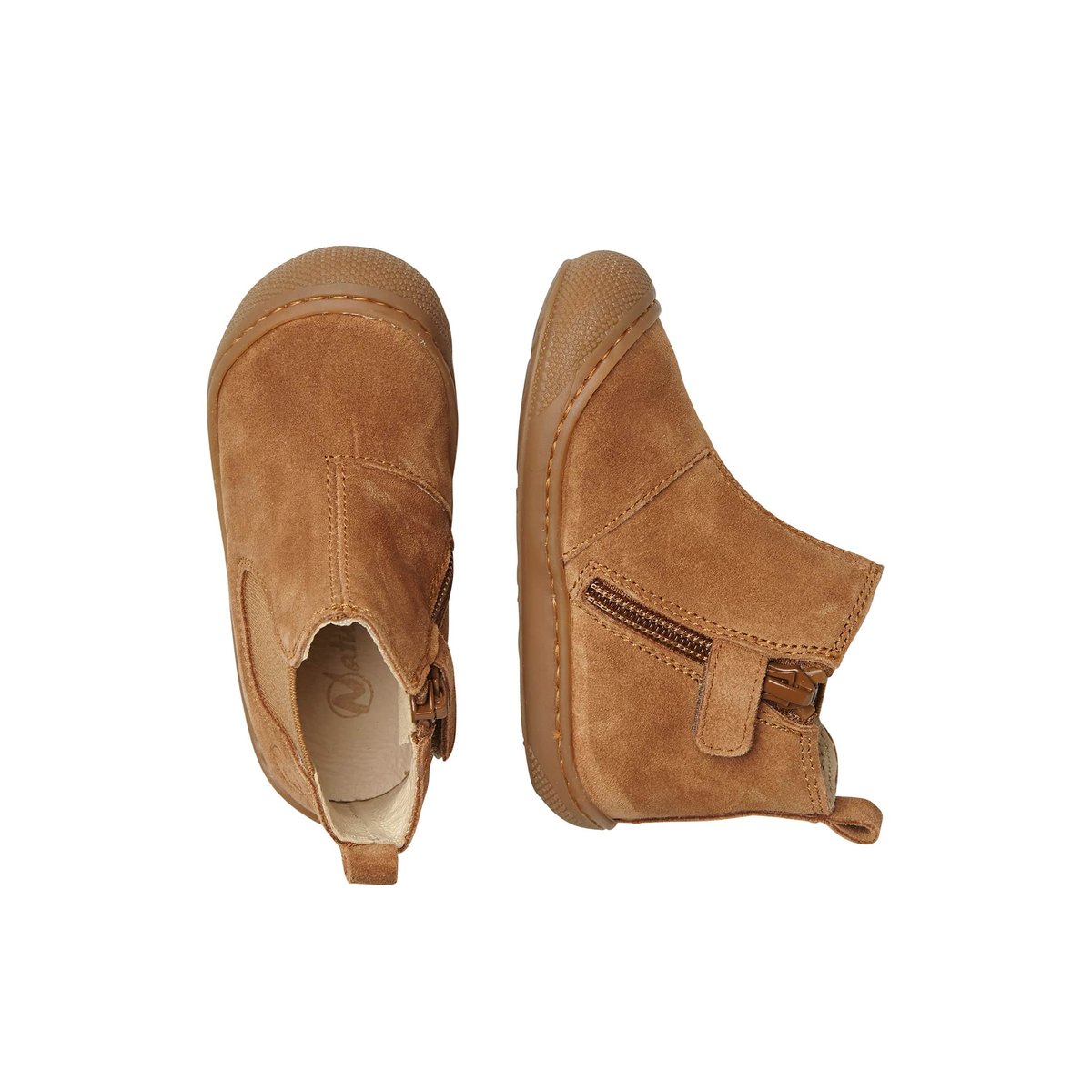 Chealseas Boots Premiers Pas Sally marron clair, NATURINO