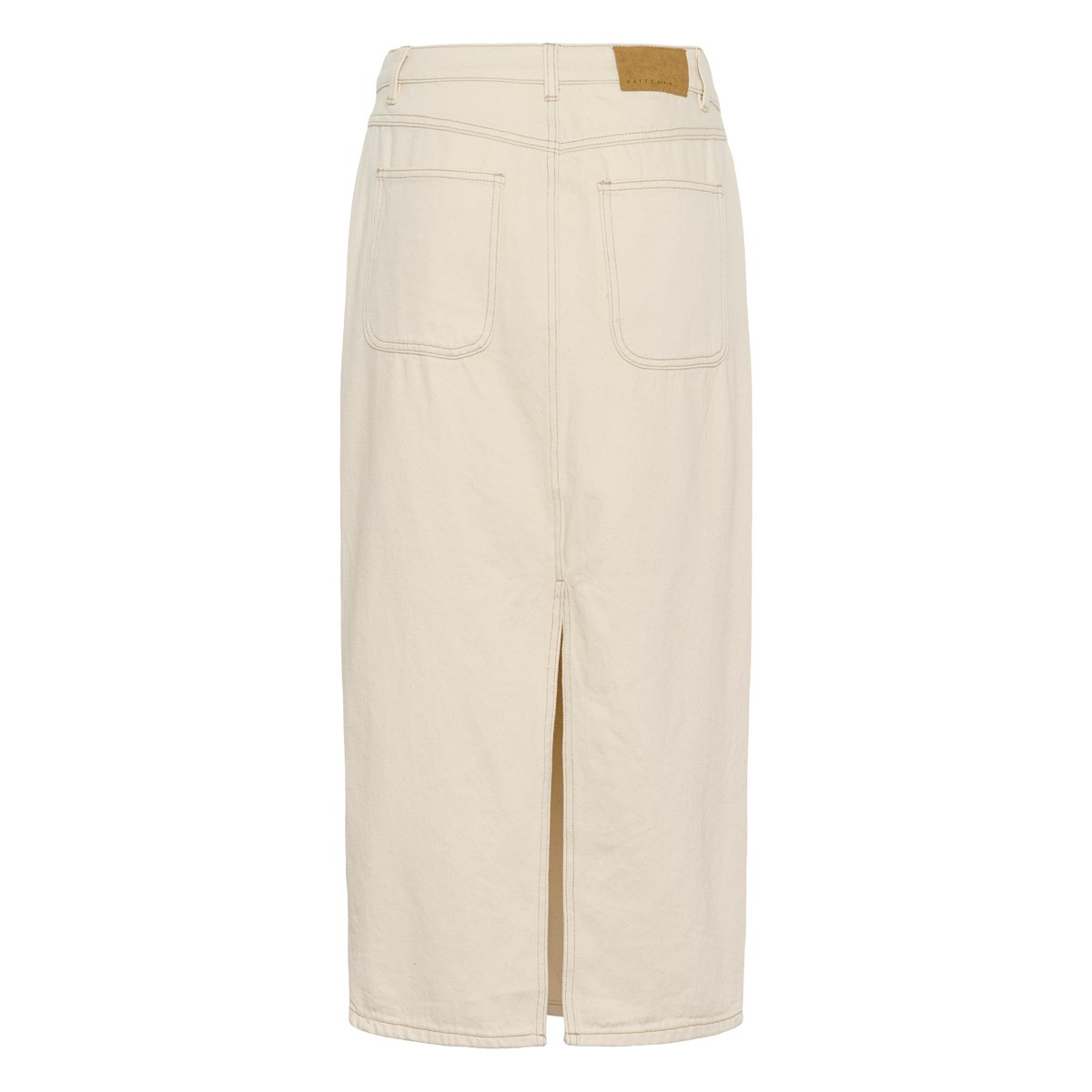 Jupe casual blanc off white washed, KAFFE