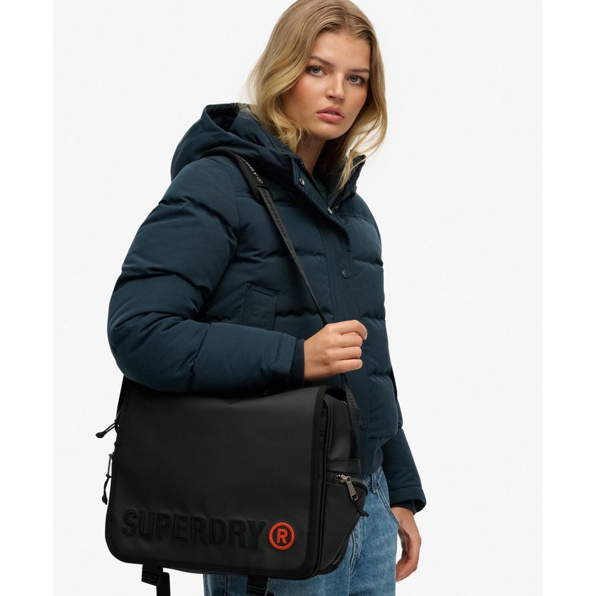 Sac Tarp Record noir, SUPERDRY