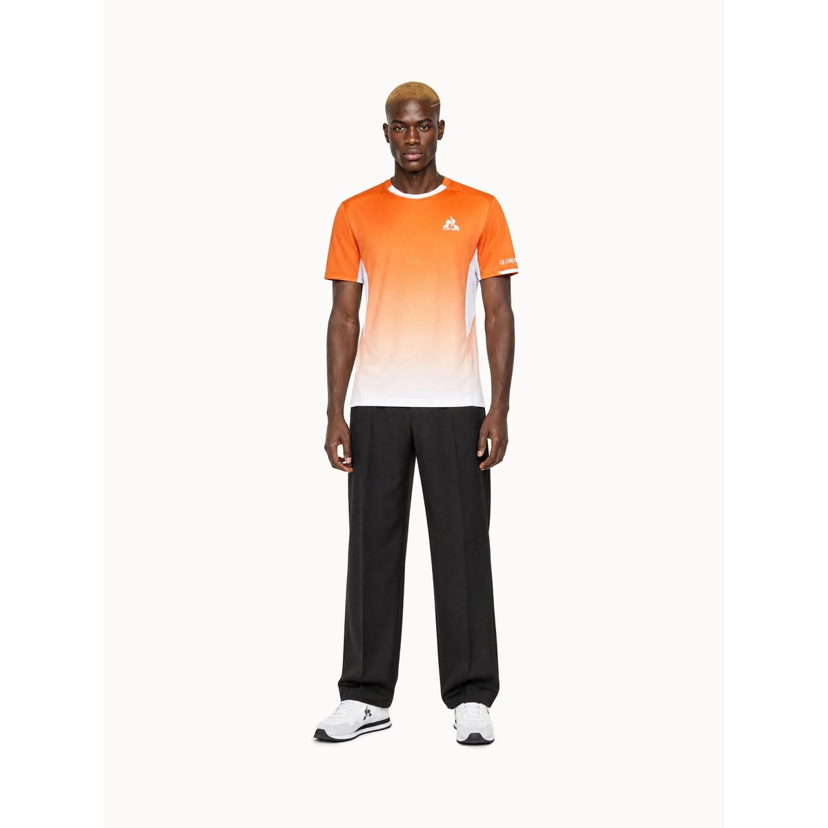 T-shirt Tennis Performance apricot orange, LE COQ SPORTIF