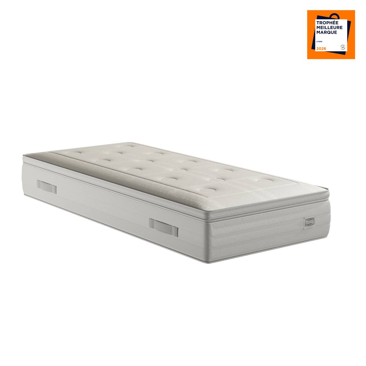 Matelas REFLEXION 160x200, Hybride, ferme, H33 blanc, SIMMONS