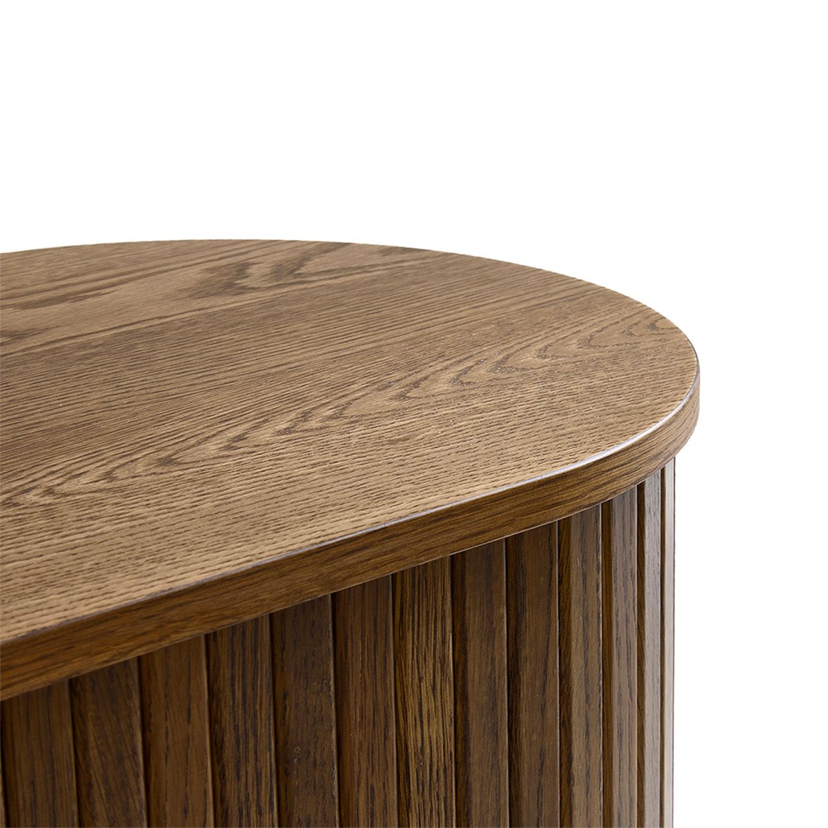 Meuble bas 2 portes 180 cm - Bois foncé - ALBA marron, MAISON AUBERTIN