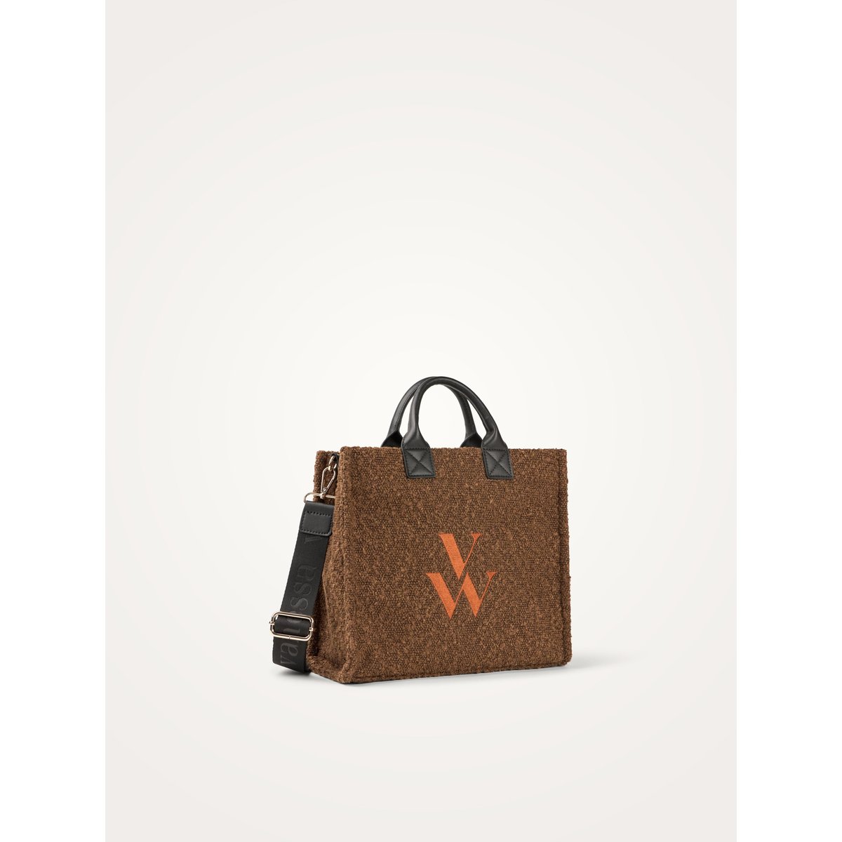 Sac cabas avec anses Mini INÈS marron, VANESSA WU