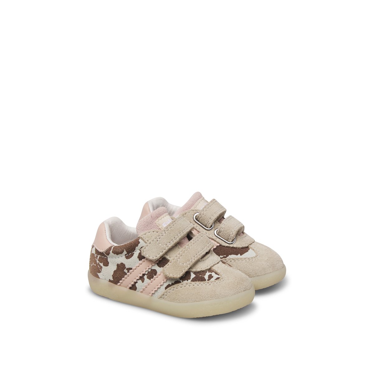 Baskets en cuir et suède VIMBY VL. beige-marron, FALCOTTO