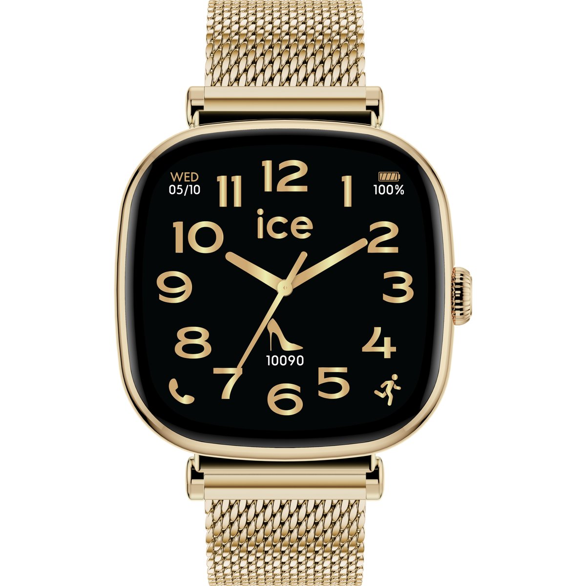 Montre connectée ICE SMART SQ 2.0 doré noir, ICE-WATCH