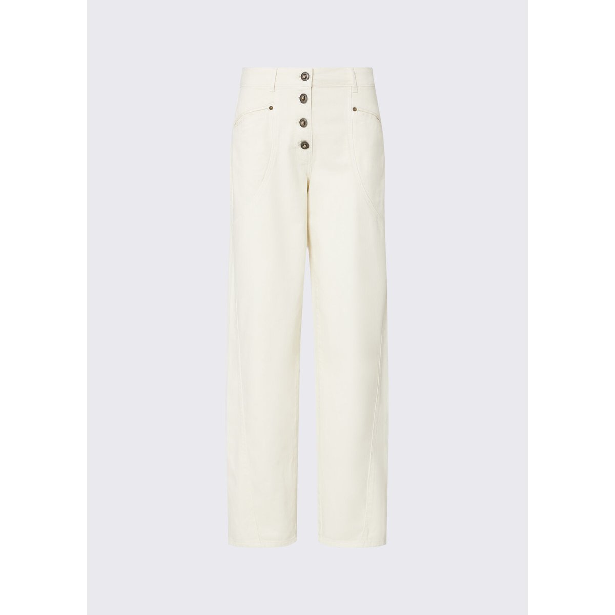 Pantalon baggy taille basse blanc, LIU JO