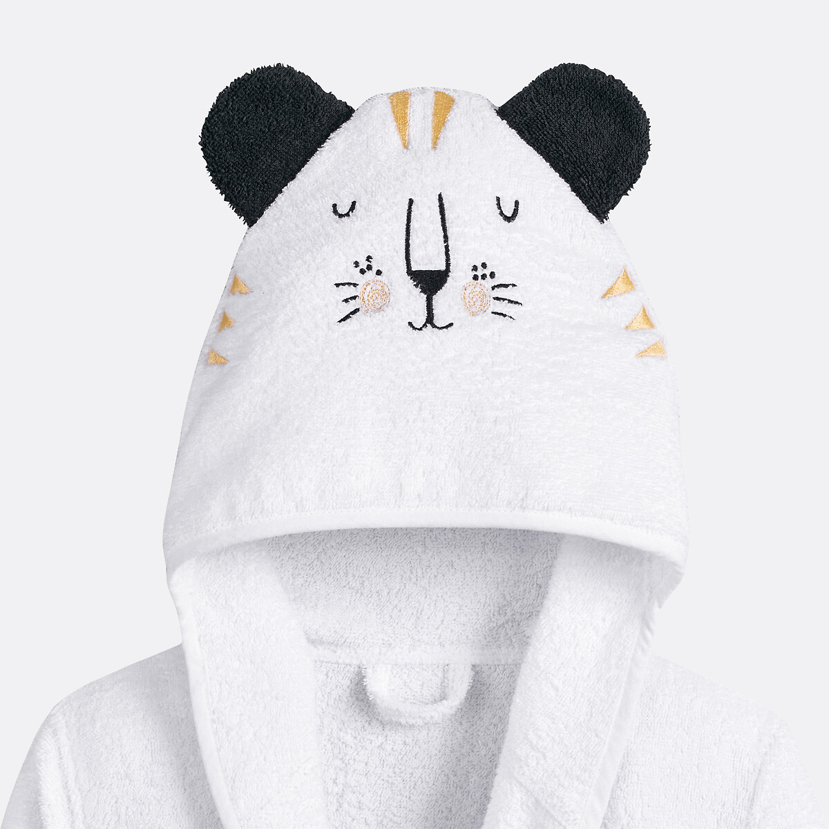 Peignoir coton biologique Kalou 400 g/m2 blanc, LA REDOUTE INTERIEURS