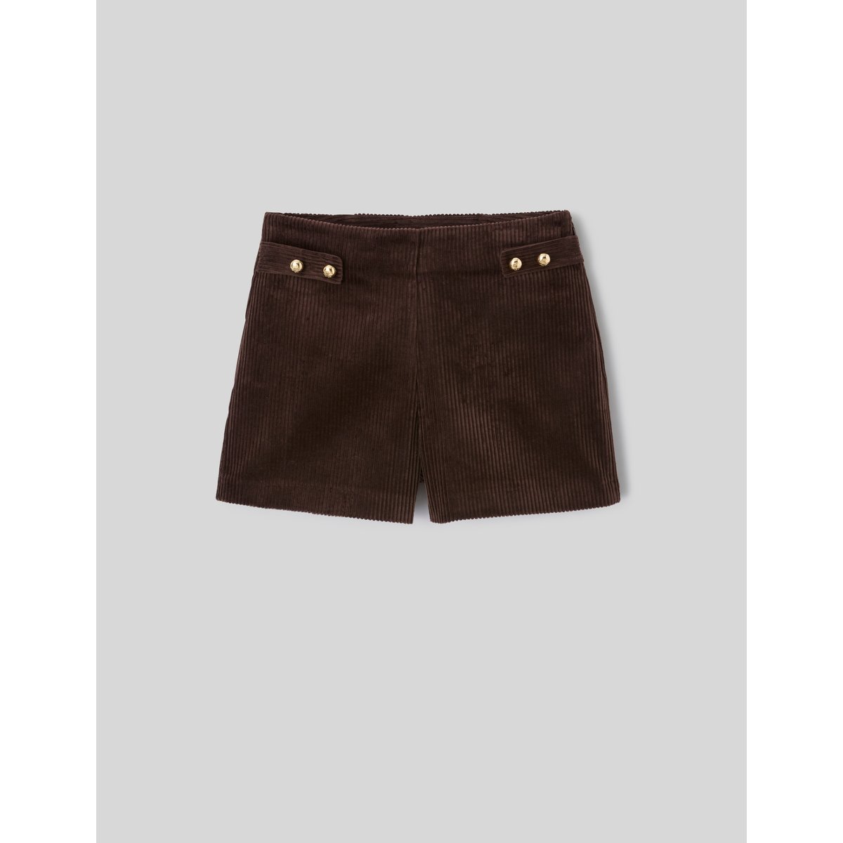 Short en velours marron foncée, BZB