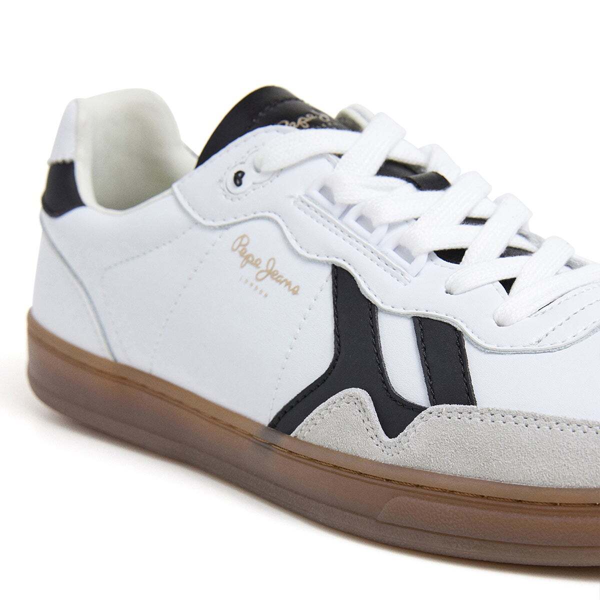 Baskets basses Ball Class blanc, PEPE JEANS