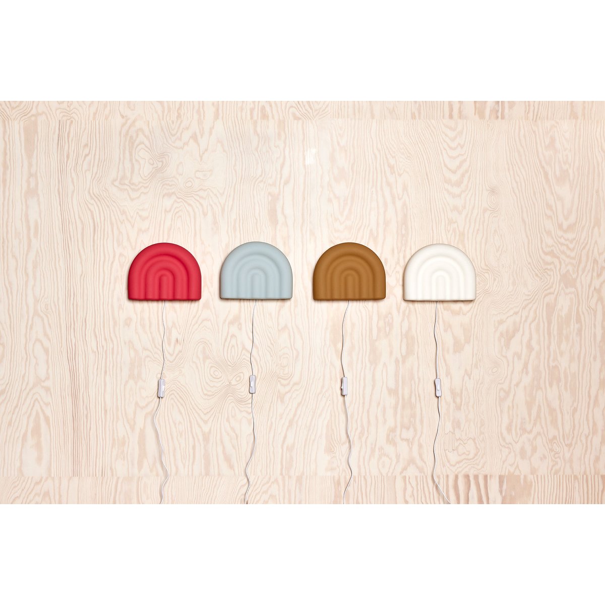 Lampe en silicone arc-en-ciel bleu, D'ARPEJE