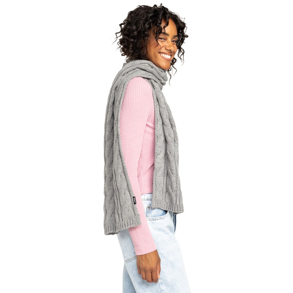Écharpe en tricot MAGIC SHELL. gris heritage heather, ROXY