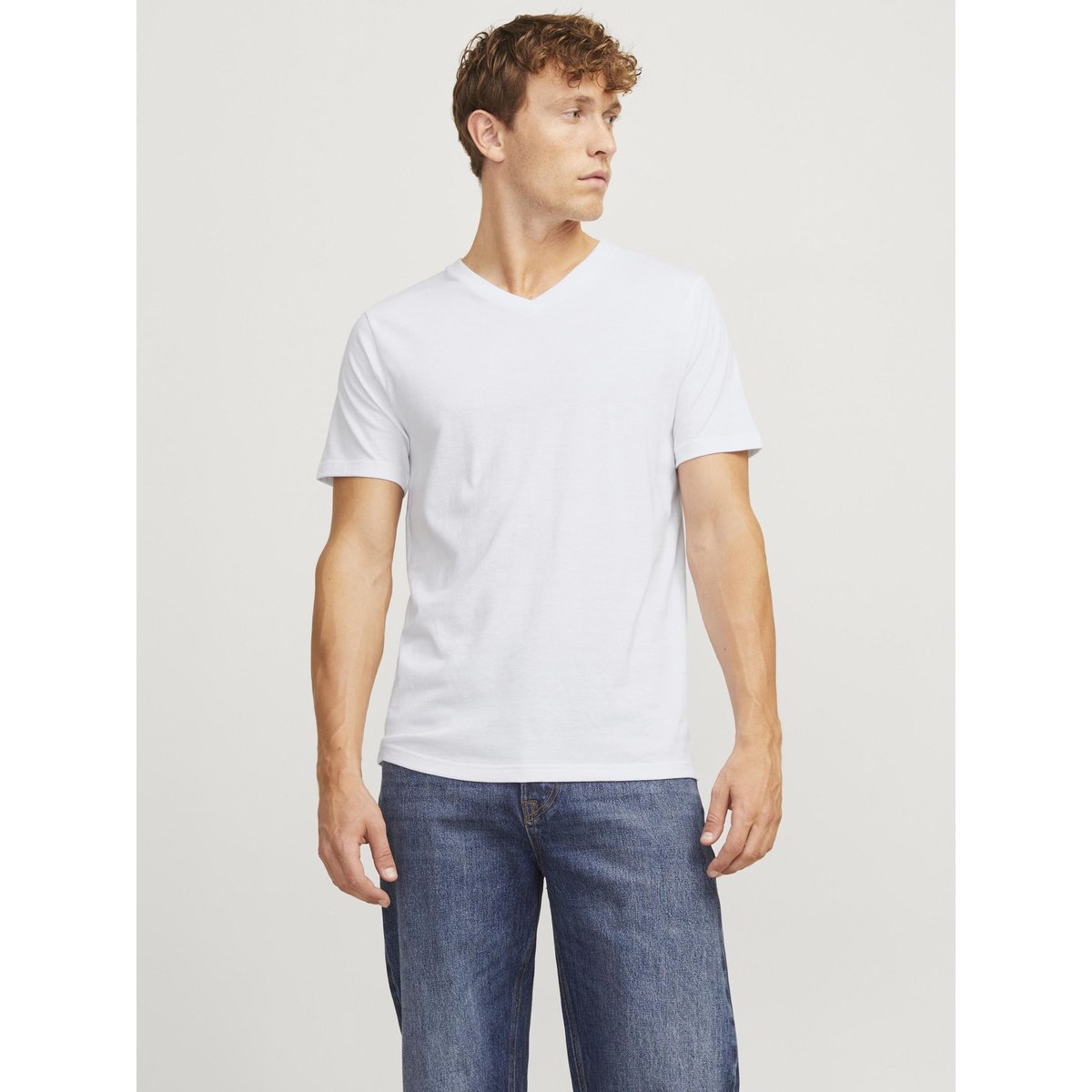 T-Shirt white, JACK & JONES