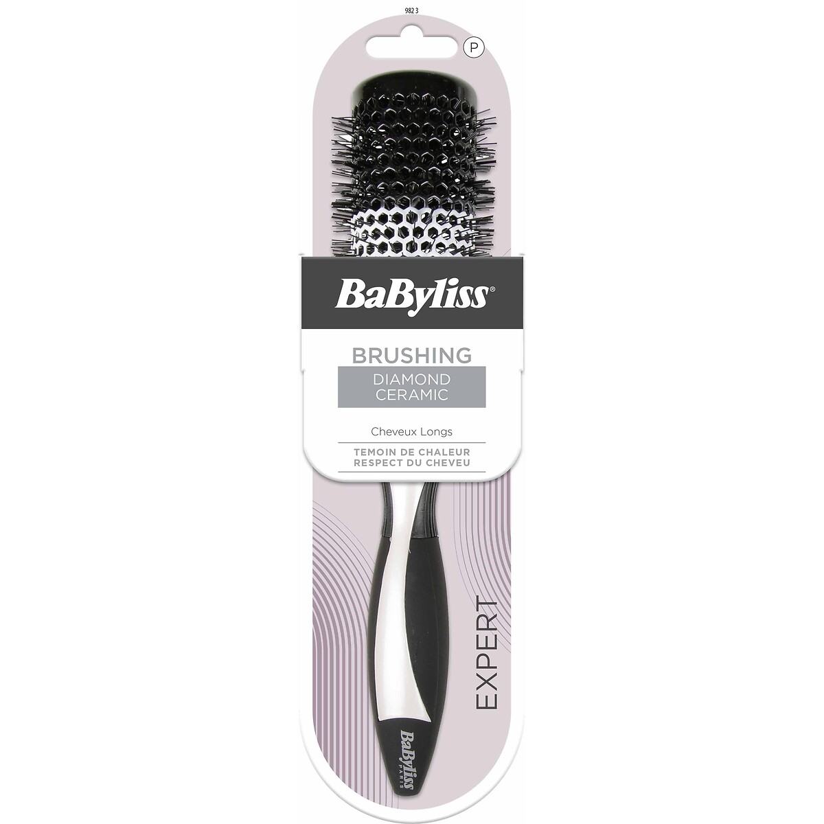 Brushing-Bürste 44 mm Diamond Ceramic schwarz, BABYLISS